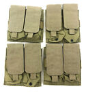 NEW Eagle Industries Khaki Double Mag Pouch, 2 x 2 Magazine SFLCS, 4 PACK