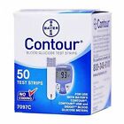 Bayer Contour Blood Glucose Test Strips 7080G No Coding Self-Testing 50 Count