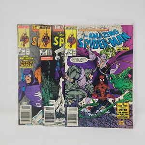 Amazing Spider-Man #319 #320 #321 Newsstand Lot McFarlane Marvel 1988