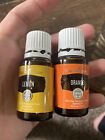 Young Living Lemon And Orange 15 Ml Essential Oil Open  1/2 Full  Lot Of 2