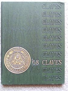 1968 PIUS X HIGH SCHOOL YEARBOOK, ROSETO, PENNSYLVANIA  THE CLAVES   UNMARKED!