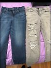 american eagle womens jeans size 10 long curvy high rise