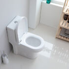 Modern One Piece Toilet Dual Flush Elongated 10'' Rough-In W/ Soft Closing Seat