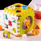 Baby Activity Cube Toys Shape  Number Sorting Toddler Early Learning Educational