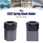 Hex & Square ER-32 Collet Block Spring Chuck Holder Set For CNC Milling Machine