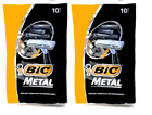 Bic Metal Bar Disposable Razor for Men, 20 Count