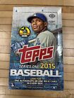 2015 Topps Baseball Series 1 Hobby Box - Sealed, Brand New - 1 Auto or Relic!