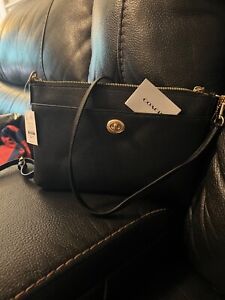 NWT Coach Polly Rouge Pebbled Leather Crossbody Shoulder Bag