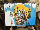 JEAN MICHEL BASQUIAT - Amazing Oil Painting- Graffiti Style - Signed -A1