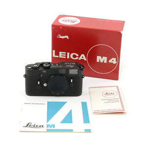 LEICA M4 BLACK CHROME + BOX 10400 #4426