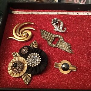 Antique Brooch Lot  Brooches Marked