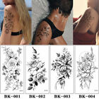 Flowers Temporary Tattoos Sticker Fake Tatoo Body Arm Art Waterproof‹