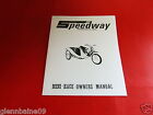 VINTAGE SPEEDWAY MINIBIKE HACK OWNERS MANUAL  6 PAGES   (REPRODUCTION )