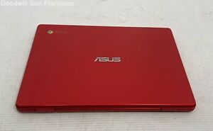 Asus Chromebook C223N 11.6 Inch Built In Webcam HD Laptop Red