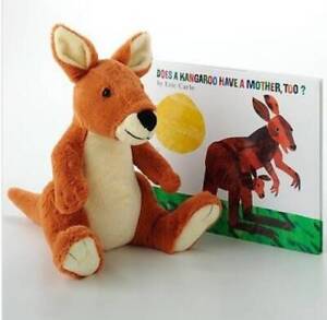 Eric Carle Does a Kangaroo Have a Mother Too? Book & Plush Toy 11 (Bundl - GOOD