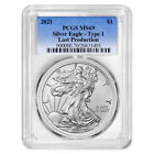 2021 $1 Type 1 American Silver Eagle PCGS MS69 Last Production Blue Label