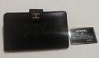 CHANEL Authentic CC Logos Quilted  Wallet Purse Leather