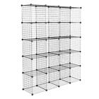 20 Cube Wire Metal Closet Organizer Bookcase Cabinet Wardrobe Storage Modular