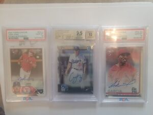 New ListingRangers Auto Rookie Card Lot: Psa 10s of Seager, Garcia & Jung. Full Deets Below