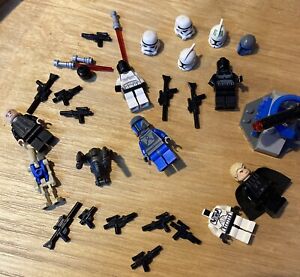 lego star wars minifigures lot of figures and extra pieces