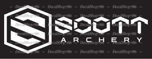 Scott Archery - Outdoor Sports / Bow Hunting - Vinyl Die-Cut Peel N' Stick Decal