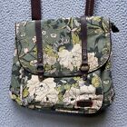 Sakroots Shoulder Bag Convetible Backpack Floral Green Peace