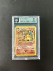 1999 Pokemon Base Unlimited #4 Charizard Holo Rare Pokemon TCG Card BGS 8 NM