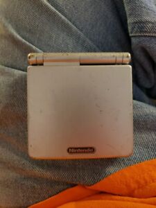New ListingNintendo Game Boy Advance SP Handheld System - Silver, No Charger