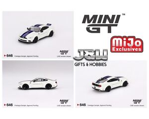 Mini GT Ford Mustang GT LB-WORKS White MGT00646 1/64