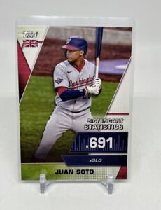 2021  Topps UK Edition Juan Soto Significant Statistics #UKSS-11