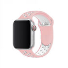 Silicone Bracelet Nylon Band Strap For Apple Watch Series 12 3 4 5 6 7 8 9 Ultra