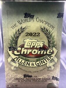 2022 Topps Chrome Allen & Ginter Hobby Box In Hand Fast Shipping
