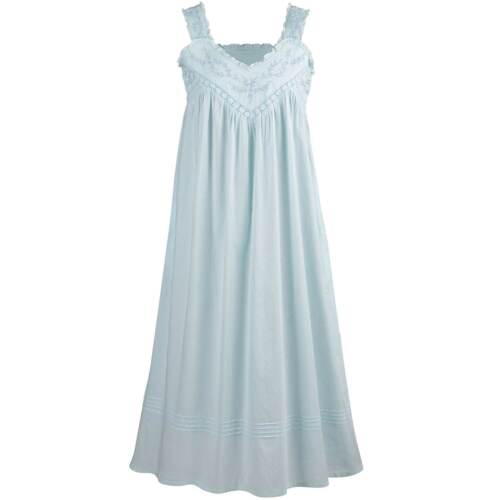 LA CERA Womens Cotton Nightgown Summer Nightgowns for Women 100% Cotton Chemise