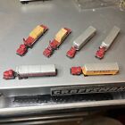 n scale lot Six Tractor Trailer Rigs Of The 50’s