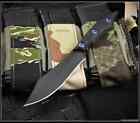 RMJ Tactical Knife Ratatosk Nitro-V Graphite Black Black Micarta Kydex Sheath