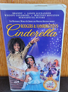 Rare Vtg VHS Movies Rogers & Hammerstein's Cinderella Disney Whitney Houston Bra