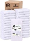 White Hotel Collection Hand Towels Set 15x25 Cotton Blend Bulk Pack Face Towel