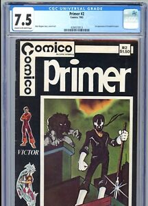 Primer #2 CC 7.5 CRM-OWP 1st Grendel Comico Comics 1982