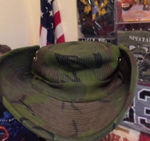 Vintage VIETNAM WAR U-TAPAO THAILAND Jungle Cowboy Boonie Hat. Rare