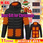 Heated Coat Winter Body Warm Electric USB Jacket Men Women Thermal Heating 2023