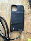 Bandolier iphone 11 Leather Case - Black and Silver Used In Good Condition