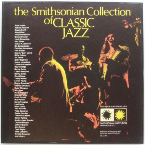 1973 CLASSIC JAZZ SMITHSONIAN COLLECTION Boxed Set 6 Audio Cassettes + Booklet