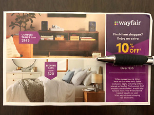 Wayfair Coupon Discount - 10% off your 1st Order - Exp 05/14/2024 - FAST SHIP!