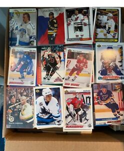 Vintage 1000 Hockey Card Collection lot w/ Stars, RC's, Bonus, 1988-95 READ