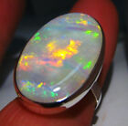 Fashion 925 Silver White Fire Opal Ring Women Wedding Proposal Jewelry Size6-10