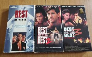BEST OF THE BEST 1 2 3 ACTION EXPLOITATION VHS LOT 1989 Eric Roberts cult movie