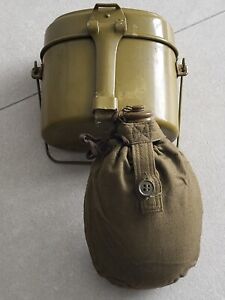 VTG Bowler Hat +Flask Trophy War Military Soldier Ukraine