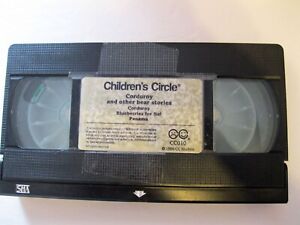 Corduroy Bear Blueberries for Sal VHS Video Tape No Case Children's Circle 1986