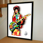 Stevie Ray Vaughan SRV Texas Guitar Rock Music Print Poster Wall Art 18x24