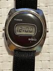 Vintage 1970s Timex SSQ Digital Mens H Cell Wristwatch